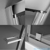 Radaway Twist DW+S Kabina prysznicowa 100x90 szkło przejrzyste 382003-01/382012-01